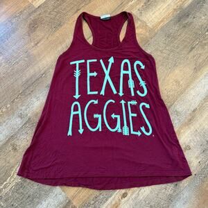 Collegiate Outfitters Texas Aggies Racerback Tank Small